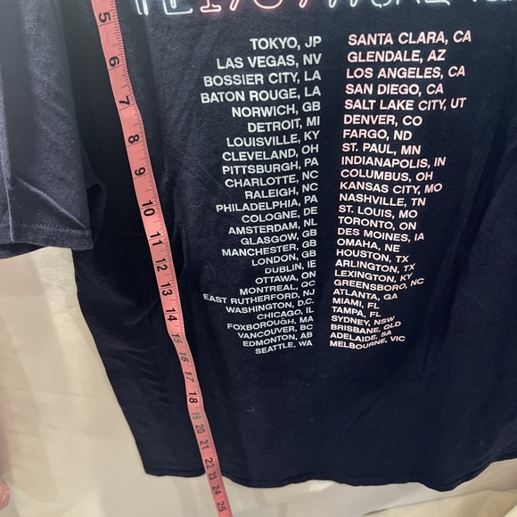 Taylor Swift 1989 World Tour Tshirt Concert Band Tee Size L collector‎ rare 50 - Picture 4 of 5